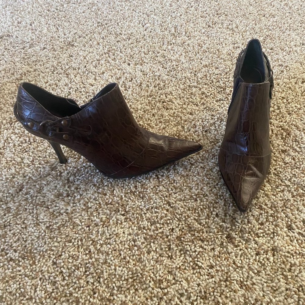 Nine west heeled booties